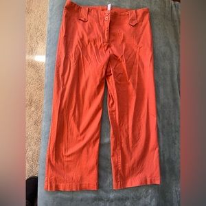 Low rise cropped pants